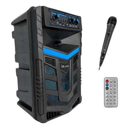Imagem do Caixa De Som Amplificada 2000w Bluetooth Microfone