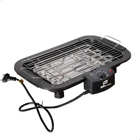 Imagem do Churrasqueira Eletrica Inma Bbq Prime Com Deposito De Gordura E Termostato Ajustavel Preto 127v