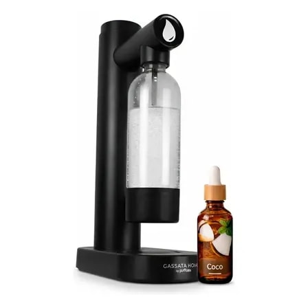 Imagem do Maquina Gaseificadora De Agua Purificatta Preto Com Aroma Coco