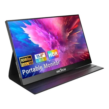 Imagem do Monitor Portatil Bettdow Ac1074 15 6 Full Hd Compativel 4k Preto 127 220v