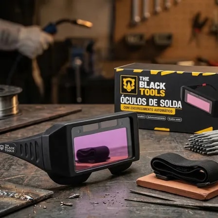 Imagem do Oculos De Solda Escurecimento Automatico E 0 5 Kg Eletrodo