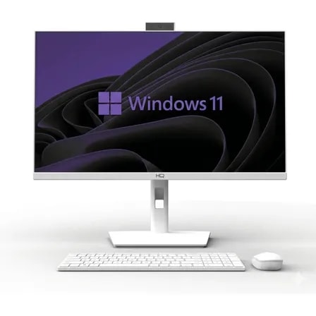 Imagem do All In One Hq 27 Branco I5 9400 8gb Ssd 1tb W11 Pro 1 Tb 8 Gb Intel Uhd Graphics 630