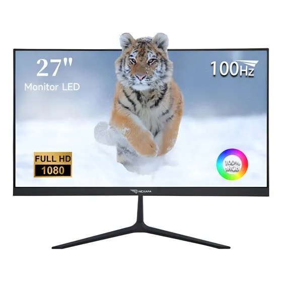 Imagem do Monitor 27 Polegadas 100hz 120 Srgb Anti Reflexo Vesa Preto