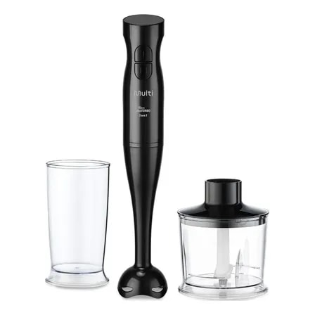 Imagem do Mixer De Mao Multi Home Go020 3 Em 1 Com 2 Velocidades E 200w Preto 220v