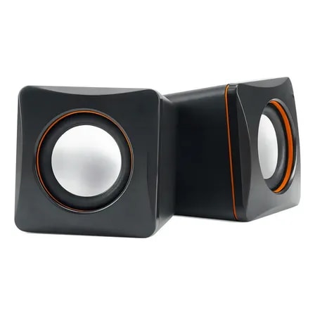 Imagem do Aportex Caixa De Som Usb Leve Compacta Pc Notebook Preto 12v