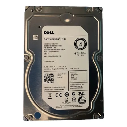 Imagem do Hd Sas Dell 3 5 Constellation Seagate 2tb 1p7dp St2000nm0023 Cinza