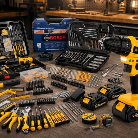 Imagem do Parafusadeira Impacto 21v Bivolt Ferramentas 248 Pcs Bosch
