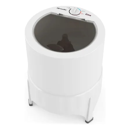 Imagem do Tanquinho De Lavar Roupa Mueller Plus 4 5 Kg Com Agitador Eficiente 220v Branco