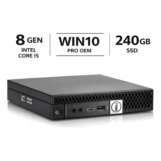 Imagem do Mini Pc Dell Optiplex Core I5 8a Ger 8gb 240gb Ssd Wifi Win
