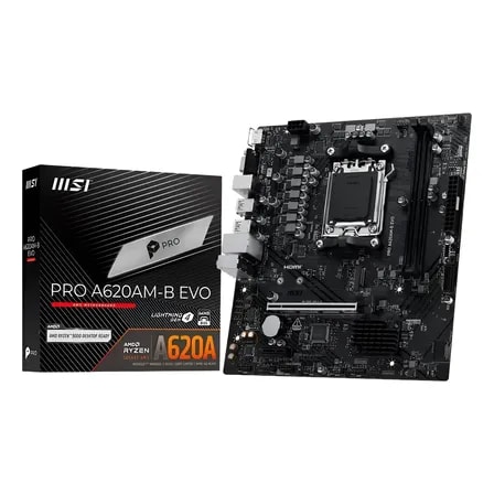 Imagem do Placa Mae Msi Pro A620m B Evo Amd Am5 Matx Ddr5 Preto
