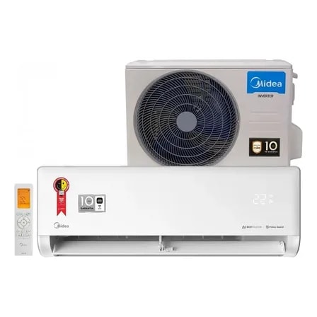 Imagem do Ar Condicionado Split Hi Wall Inverter Midea Ai Ecomaster 24 Branco 220v