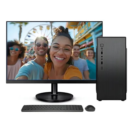Imagem do Computador Completo Fast Intel Core I5 2400 16gb Ram Ssd 512gb Windows 10 Pro Bivolt Preto Monitor 20 Led Bluepc Cd2e 0114fa 512 Gb 16 Gb Intel Hd Graphics