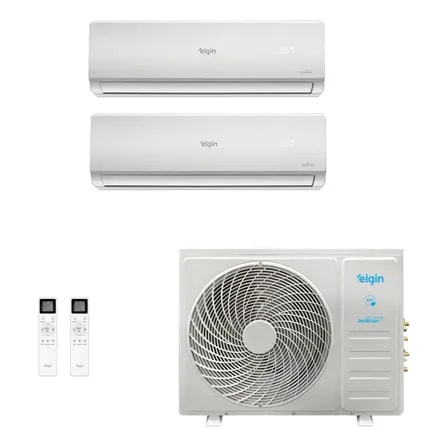 Imagem do Ar Condicionado Multi Split Inverter Elgin 2xhw 12k Qf 220 Branco 220v