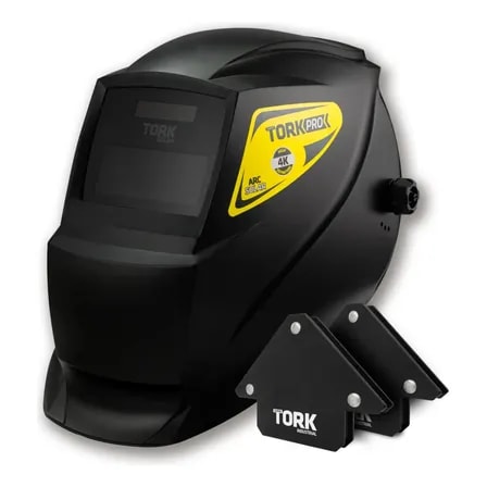 Imagem do Mascara De Solda Escurecimento Automatico Profissional 4k Cor Preto
