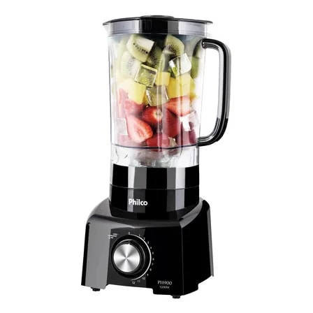Imagem do Liquidificador Philco 1200w 3l 12 Velocidades Preto Ph900 127v