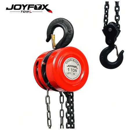 Imagem do Talha Manual Alavanca 1 Tonelada 1000kg Corrente 5m Reforcada Profissional Joyfox