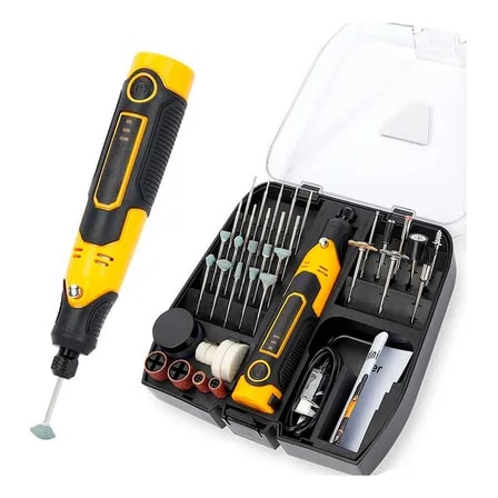 Imagem do Mini Retifica Profissional Lixadeira Completa Acessorio 57x1 Frequencia 3 127 220v