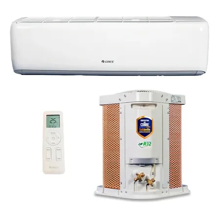 Imagem do Ar Condicionado Split Hi Wall Inverter R 32 G Top Auto Gree 12 000 Btus Frio Monofasico Branca 220v