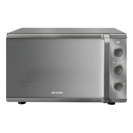 Imagem do Forno Eletrico Mueller Espelhado 50 L E 3 Modos De Assar Cor Cinza 220v