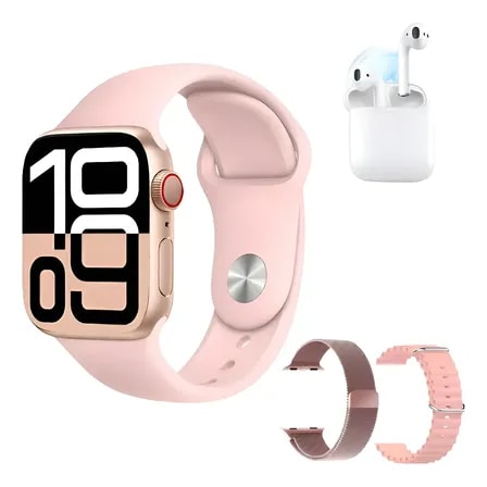 Imagem do Smartwatch Mini Gps 41mm Serie 10 P Pulso Fino Lancamento Rose