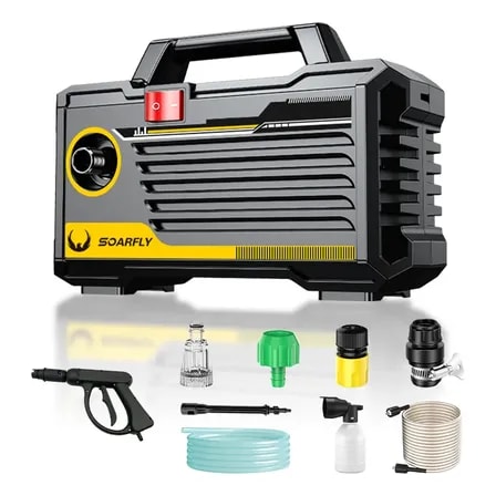 Imagem do Lavadora De Alta Pressao Soarfly 3800w Vazao 480l H 100 Bar Preto 220v