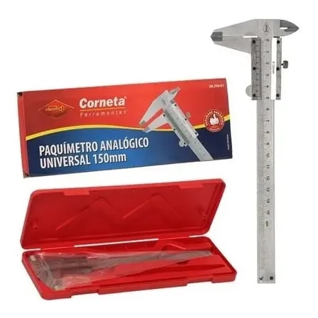 Imagem do Paquimetro Analogico Manual Universal 150mm Aco Inox