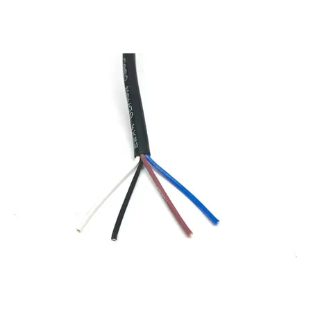 Imagem do 25mt Cabo Manga Flex 4 Vias 0 34mm 22awg Padrao Sensor Azul Branco Preto Marrom