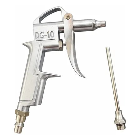Imagem do Pistola De Ar Comprimido Rosca 1 4 Limpeza Bico Longo
