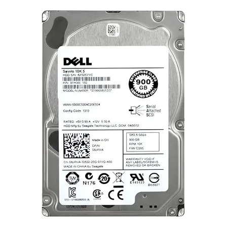 Imagem do Hd Sas Dell 900gb 2 5 10k St9900805ss 08jrn4 Com Nfe Cinza