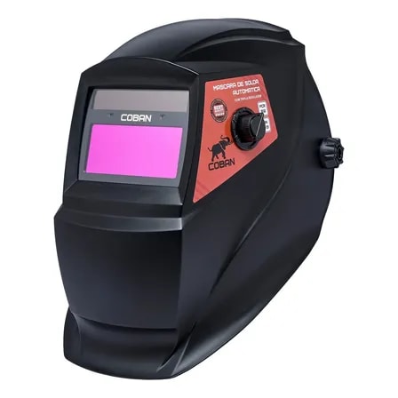 Imagem do Mascara Solda Coban Pcr 912 Din 9 13 Tripla Regulagem Preto Lisa