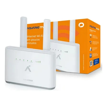 Imagem do Modem Roteador Movel Aquario Md4000sx 4g Wi Fi Cor Branco