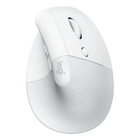Imagem do Mouse Sem Fio Logitech Lift Vertical Branco