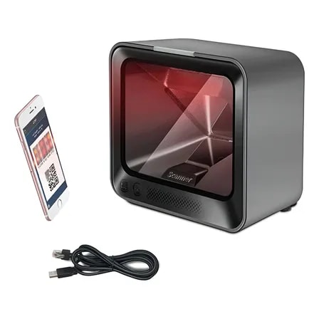 Imagem do Leitor De Codigo De Barras Fixo Vsi Scanner Caixa Usb Toled 127 220v Preto Usb