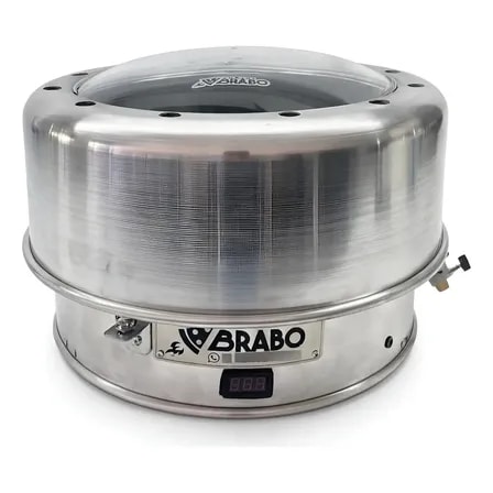 Imagem do Forno De Pizza A Gas Compacto Premium Fornos Brabo 127 220v Prateado