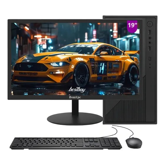 Imagem do Computador Completo Bestboy Intel I5 8gb Ssd 240gb Monitor Led 19 Windows 10