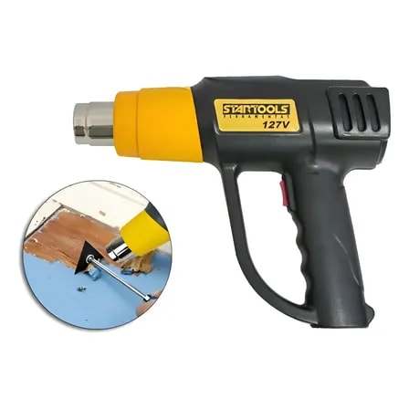 Imagem do Soprador Termico Profissional 2000w 127v Quente Decapador Preto 127v