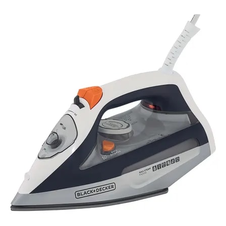 Imagem do Ferro De Passar A Vapor Black Decker Fx3100 Cor Cinza Com Base Antiaderente