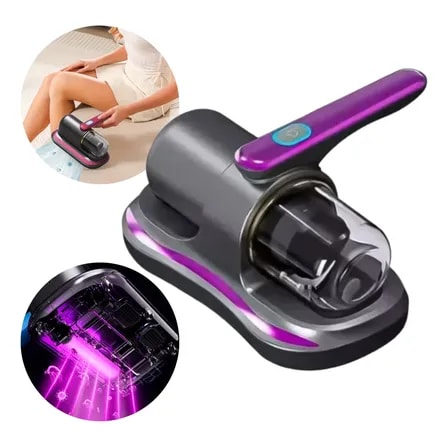 Imagem do Aspirador De Po Elimina Acaros Colhao Sofa Recarregavel Usb