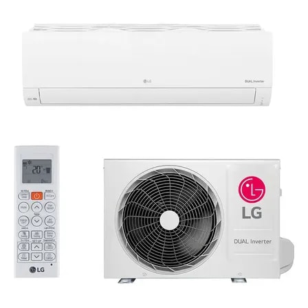 Imagem do Ar Condicionado Lg Dual Inverter Compact Ai 18 000 Btu Frio S3 Q18klqal Branco 220v