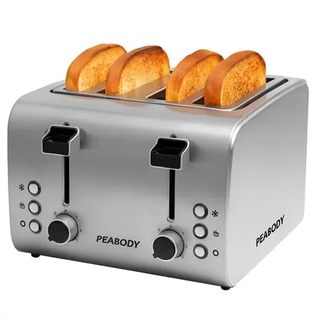 Imagem do Torradeira De Aco Inox 4 Fatias De Pao Sanduiche Bruschetta Inox 220v