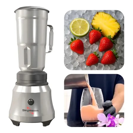 Imagem do Liquidificador Industrial Skymsen Ta2 Inox 2 Litros 1000w Inox 220v