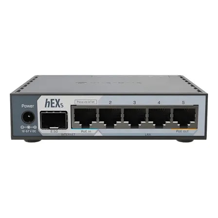 Imagem do Mikrotik Hex S Roteador 5x Gigabit Sfp Usb Poe E60iugs