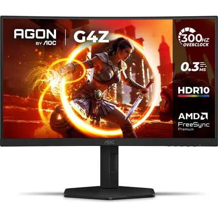 Imagem do Monitor Gamer Agon Curvo G4z Tela De 27 C27g4z P Aoc Preto 127 220v