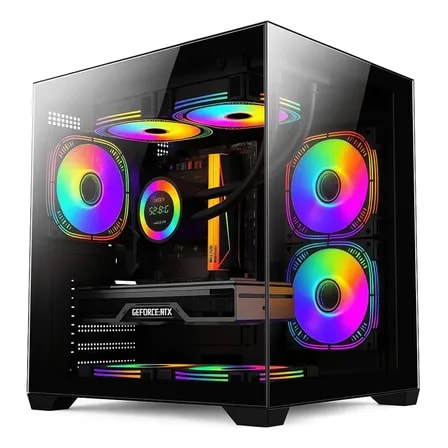 Imagem do Pc Gamer Intel I7 Radeon Rx 6600 Ram 16gb Ssd 480gb 500w 480 Gb 16 Gb Rx 6600 8gb