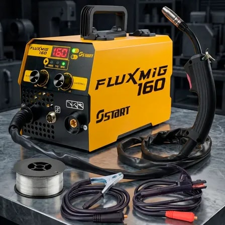 Imagem do Maquina De Solda Inversora Start 160a Mig Tig Mma 220v Amarelo 220v