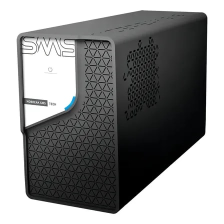 Imagem do Sms Nobreak Tech 1800va 900w Bivolt Ent 115 220v Saida 115v 8 Tomadas Senoidal P Aprox 2 Bat 12v 7ah Pn 29307 Preto