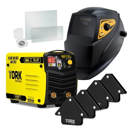 Imagem do Maquina Solda Bivolt 180a Tig Mma Mascara 4k Esq 12 Kg