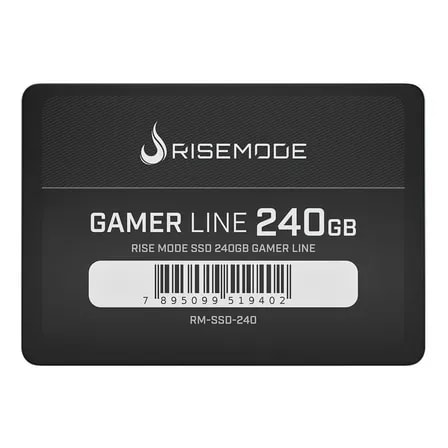 Imagem do Hd Ssd Rise Mode Gamer Line 240gb Rm Ssd 240gb Cor Preto