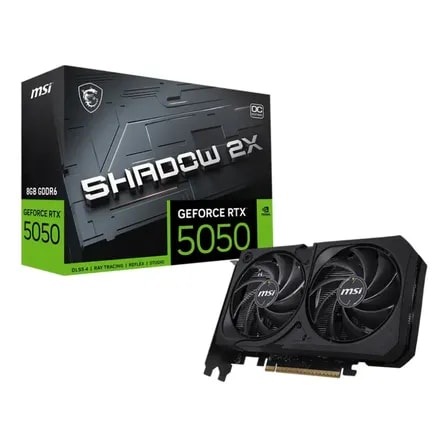 Imagem do Placa De Video Geforce Rtx 5050 8gb Msi Shadow 2x Oc