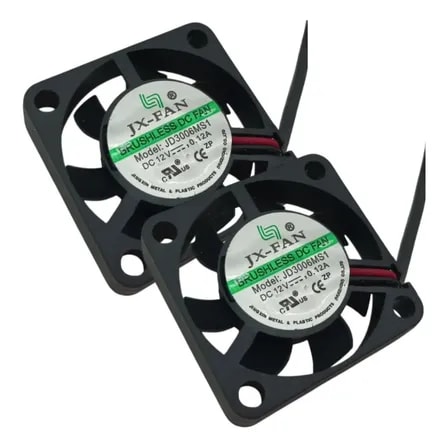 Imagem do Kit 2 Microventilador 12v 0 12a Compativel Jx Fan Jd3006ms1